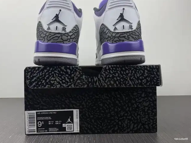 Cheap TBkick 3 'Dark Jordan Retro Iris' CT8532-105 Air 0608